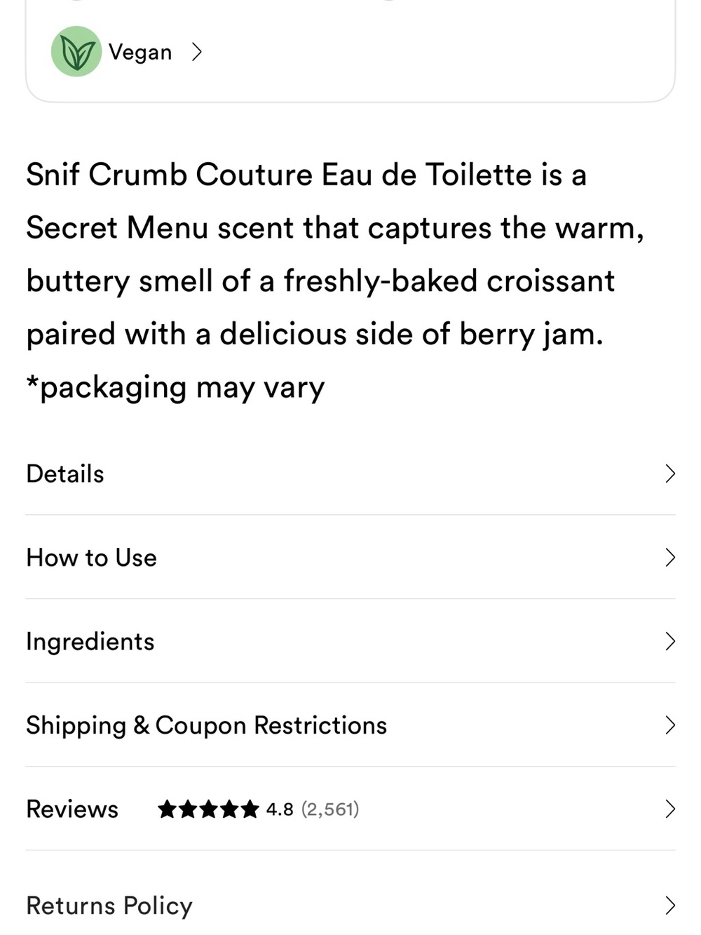 Sniff Crumb Couture Fragrance Set - Picture 2 of 6